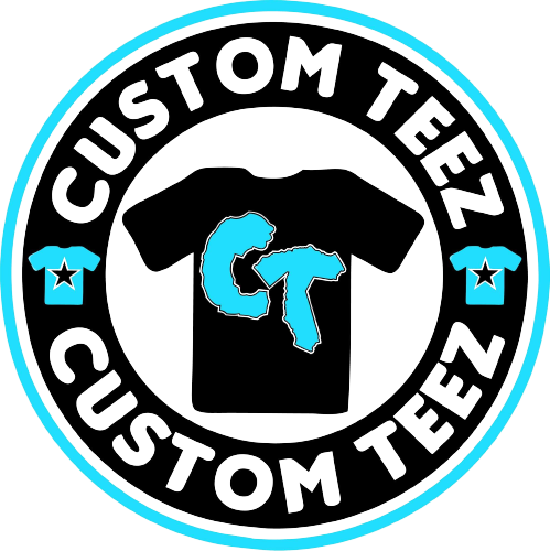 Custom Teez logo, your gateway to personalized printing excellence.